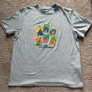 Disney Parks | Disney Castles Short Sleeve Crewneck Shirt